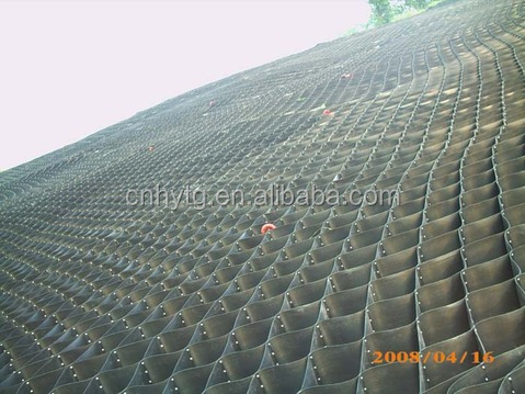 Black Plastic HDPE Geocell for Erosion Control and Soil Stabilisation in Construction