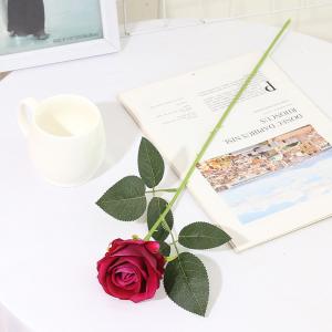Quality Lifelike Real Rose Artificial Flowers for Home Party Restaurant Bar Hotel Wedding Silk wholesale