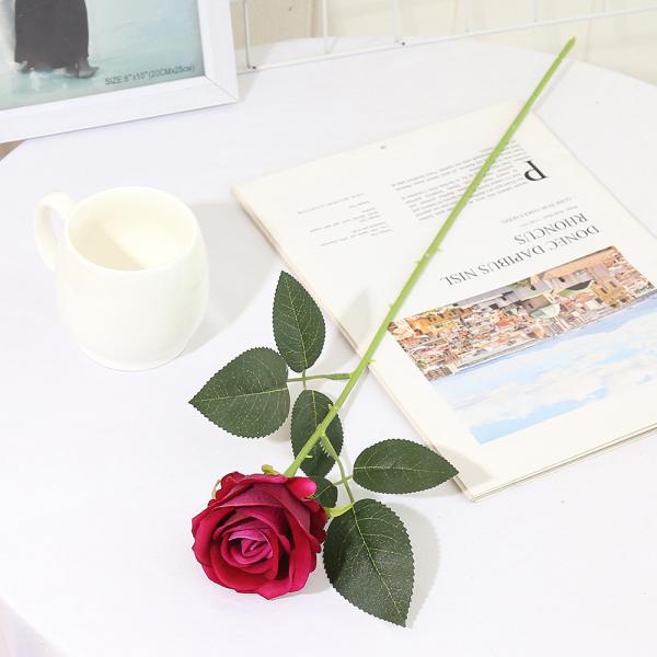 Lifelike Real Rose Artificial Flowers for Home Party Restaurant Bar Hotel