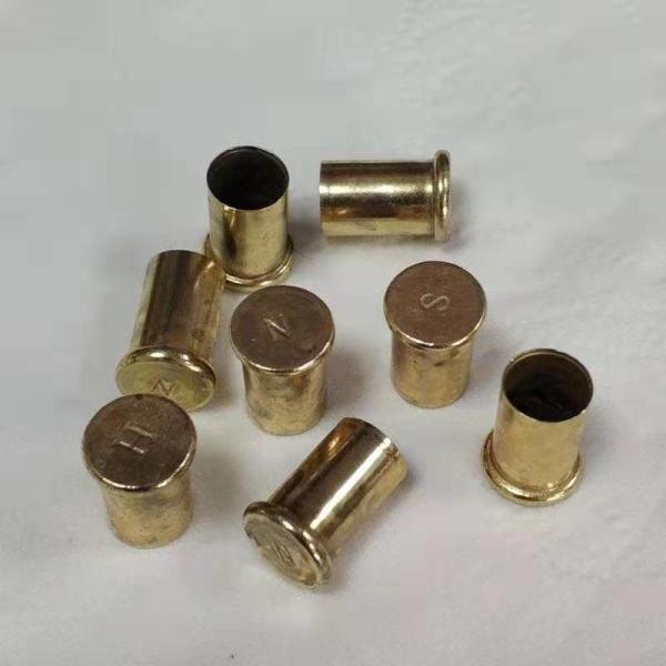 Custom Brass Deep Drawn Cap Shells | Precision Stamped Copper Housing with