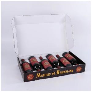 Quality Stackable Wine Shipping Corrugated Gift Box Thickened Folding wholesale