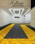 Outdoor Garage Tiles Interlocking Scratch Resistant Plastic Garage Floor Tile