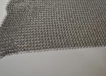 Golden Colour Welded Chainmail Cutting Glove For Safety , Chainmail Kitchen