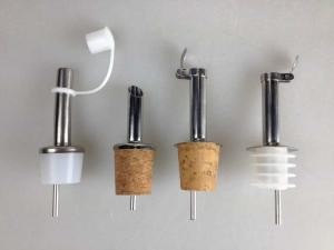 Quality Stainless steel oil pourer with cork stopper wholesale