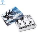 Foil Stamping White Corrugated Mailer Boxes CDR PDF Format Available