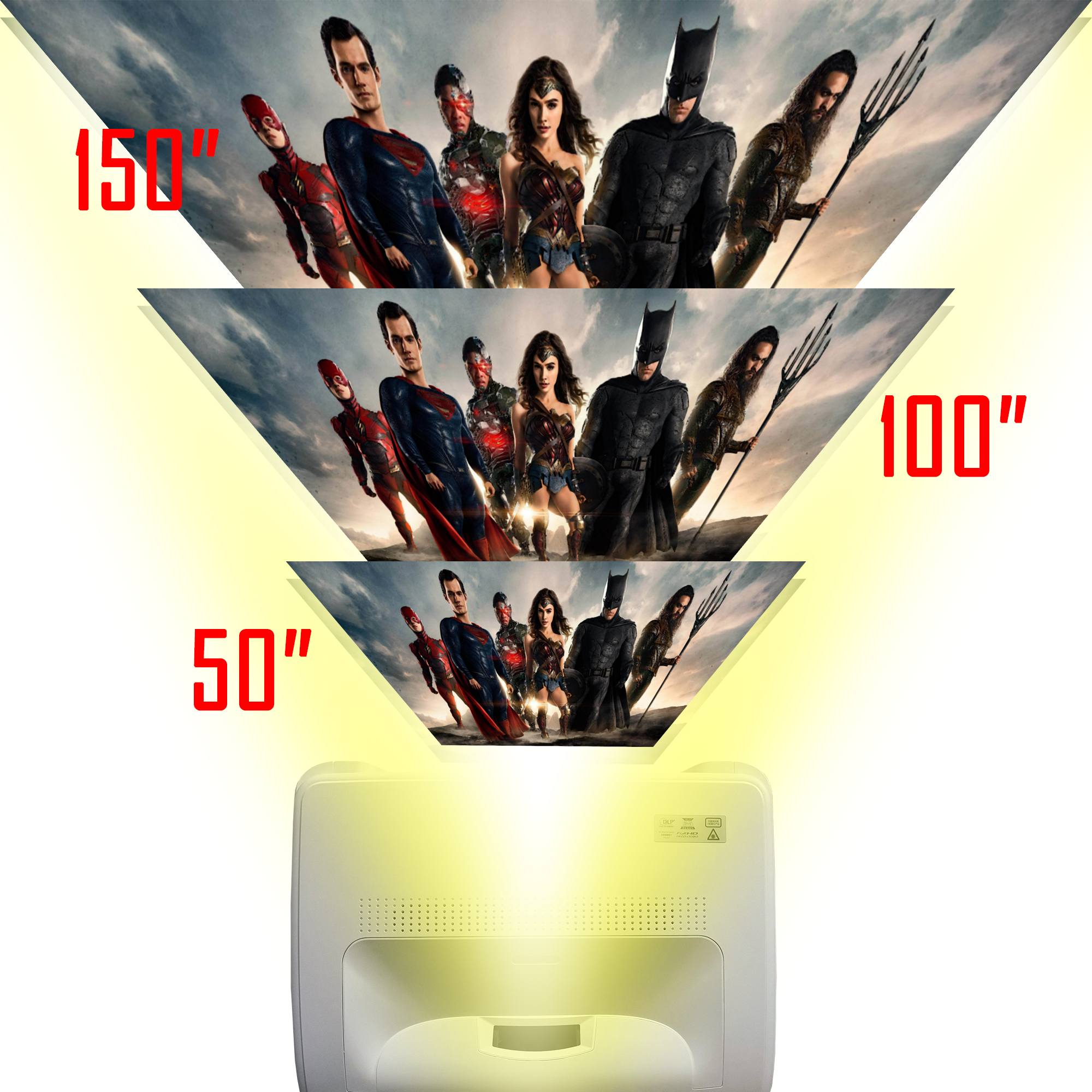 Dlp Full Hd Laser Tv 4500 Ansi Lumens Projector 4k Ultra Short Throw