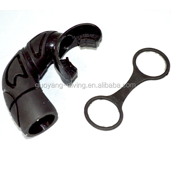Customized Scuba Diving Accessories Clear Black Silicone Mouthpieces