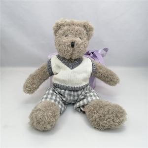Quality Company Mascot Creative Plush Animal Toy Custom Lovely Plush Teddy Bear Toy Embroidery Printed Logo wholesale