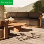 Modern Style Wood Teak Outdoor Furniture Garden Sofa Set for Your Apartment