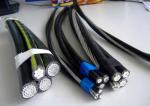 XLPE Insulated ABC Cable Overhead Duplex wire Aluminum Conductor Aerial Bundle