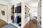 General European Wooden Walk-in Closet Wardrobe for Bedroom Furniture in Hotel