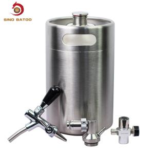 Quality Stainless Steel Durable Solid 5L Pressurized Beer Kegs wholesale