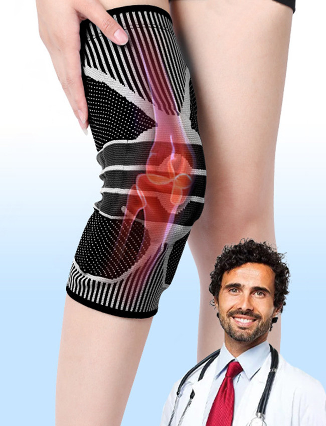 Sports Compression Elastic Knee Support Protective Gear Fitness Elbow Knee Pads