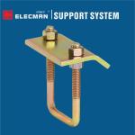 Industrial Yellow Zinc Plated Steel Strut Channel To Beam Beam Clamp U Bolt