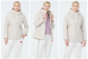 Quality White Women Autumn Coat Standard Size 42 - Size 45 Ladies Spring Coats wholesale