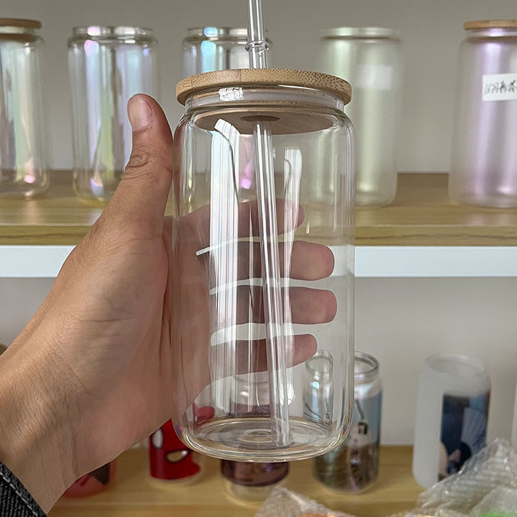 Drop Resistance Drinking Bottle Glass Coffee Tumbler Tea Cup Household Beverage Large Capacity Glass Drinking Bottle