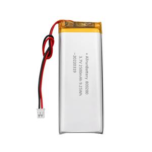 Quality Custom Rectangle Shaped Battery Rechargeable 3.7 V 2500mAh LiPo Battery wholesale