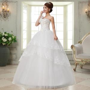 Quality Hot Sale High Waist Lace Bra Straps Of The Shoulder Flower Appliques Wedding Dress wholesale