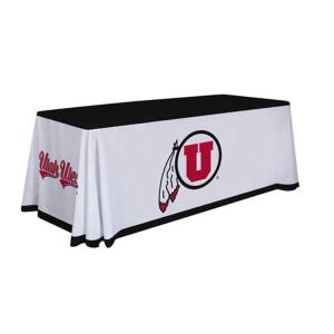 Quality Smooth Trade Show Tablecloth Wrinkle Free Eye Catching Innovative Design wholesale