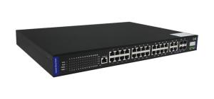 Quality Waterproof Industrial Switch 4×Combo Gigabit + 24×10/100/1000M Base-TX wholesale