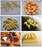 Potato Snack Food Extruder Machine , Corn Snack Food Processing Machinery
