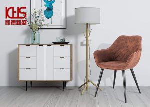Quality Ergonomic 150kg Velvet Dining Armchair Home Furniture Metal Modern wholesale