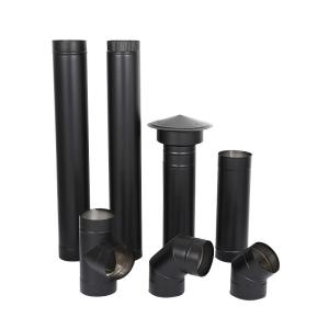 Quality 6 Inch Double Wall Stove Pipe Kit , Double Wall Chimney Flue SUS304 SUS316 wholesale