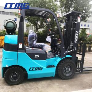 Quality 2500kg LPG Forklift Truck With Nissan K25 EPA Engine1070mm Fork Length wholesale