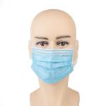 Disposable CE BFE 99.9% Breathable 3 Layer Face Mask
