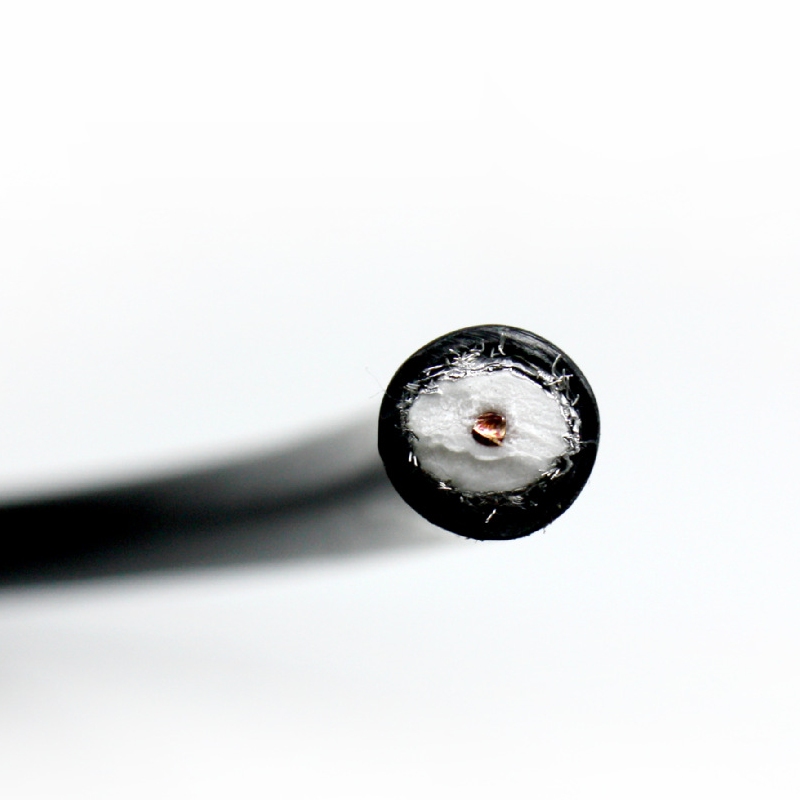 Black Connector Coaxial Cable for Video Data Transmission in PC/ ADSL/ Network Module Plate/ Wall Socket