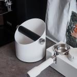 Logo Customizable Modern Durable White Stainless Steel Knock Box for Coffee Tea