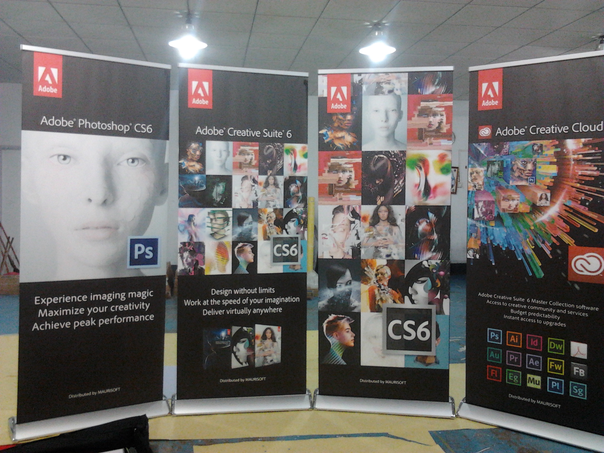Advertising Display Hanging Up Banner For Exhibition