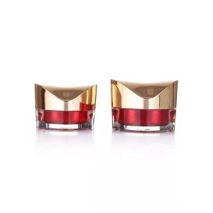 Quality Acrylic Rhombus Shap Plastic Cosmetic Jars Packaging 30g 50g wholesale