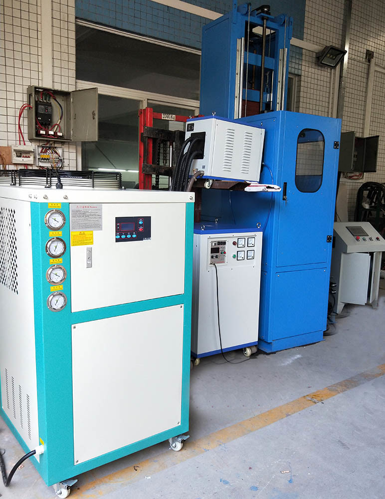 R410A Refrigerant 10HP Air Cooled Water Chiller For 160KW Induction Heater