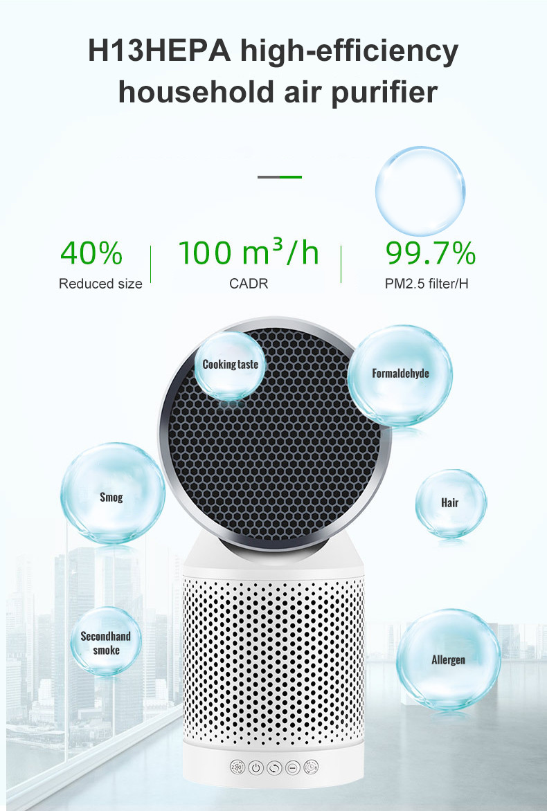 H11 Anion Generator 12V 24W Household Air Purifier Desktop type