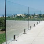 8mm Laminated Security Glass Sheets / Toughened Laminated Glass Balustrade