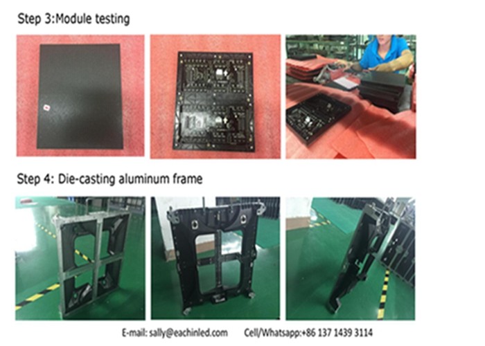 Die Casting Aluminum 3.91mm Rental Led Video Wall Full Color Led Display Screen