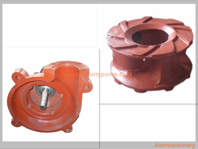 Iron Mining Slurry Pump / Rubber Impeller Pump Parts Of Centrifugal Pump Multi Function