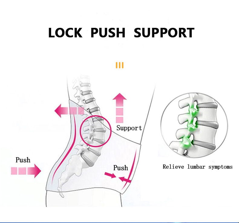 OEM PU Waist Brace Lumbar Support Lower Back Support Belt with Removable lumbar pad