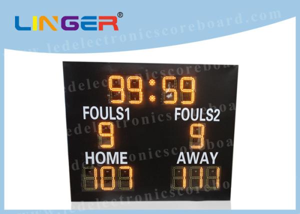 Different Sports LED Electronic Scoreboard Outdoor Front Glass Board UV