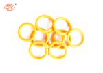 Yellow REACH Certified Silicone Rubber O-Ring Kit for Optimal Performance in