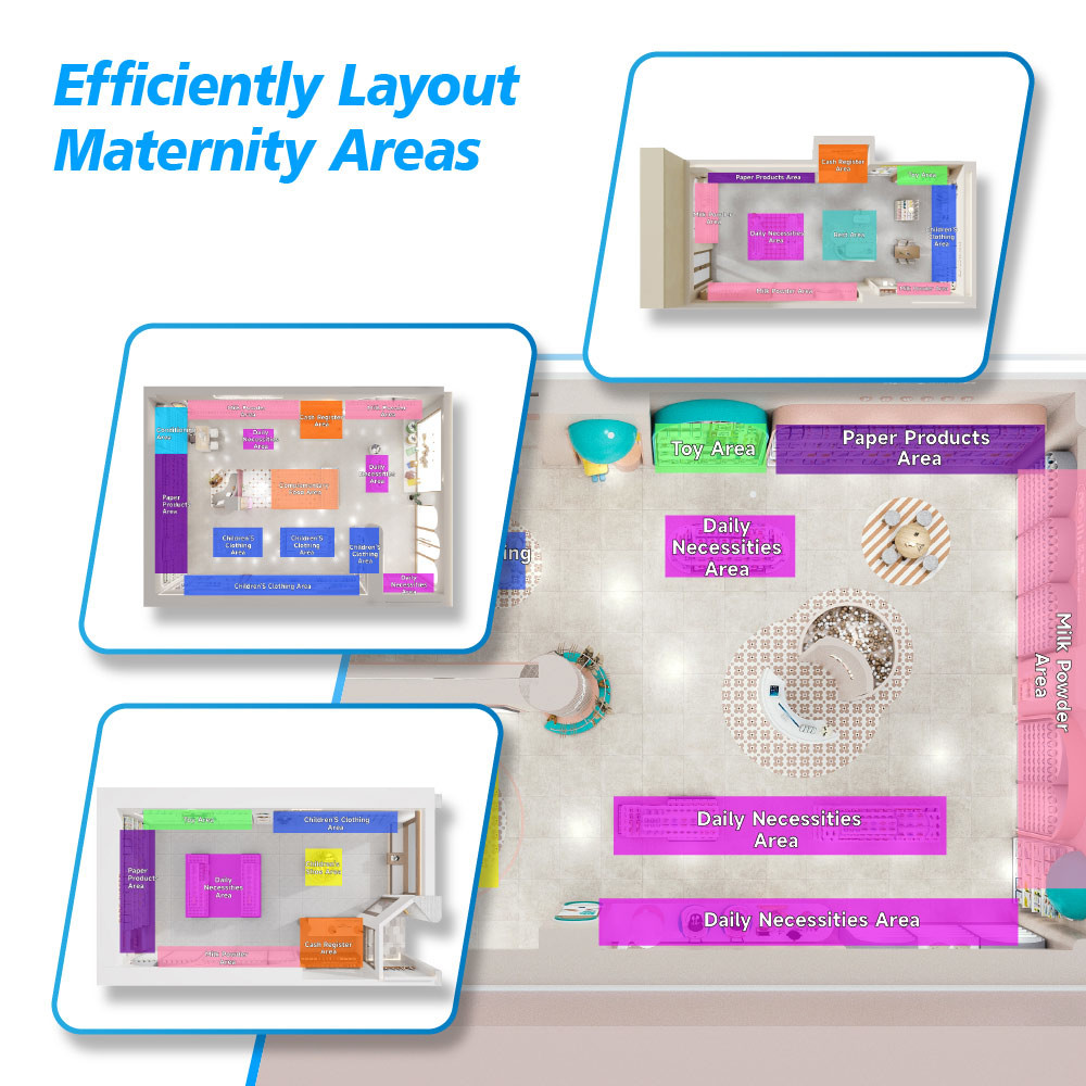 01-TXNYS002, Maternity & Baby Supplies Store in Jiangsu Wuxi covering 121 Sqm with an Approx. $8,486 Budget and 36 CBM Volume
