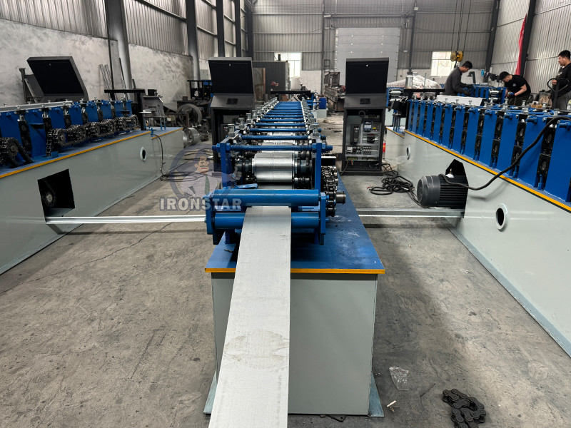 Omega batten roll forming machine Omega channel roll forming machine Top hat roll forming machine Raw material: Galvanized steel