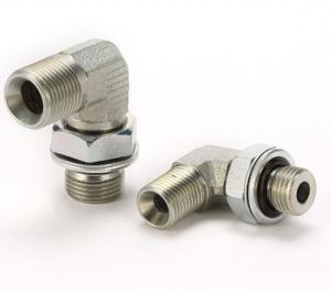 Quality Long Working Life 90 Degree Elbow Bsp Thread Stud Ends Hydraulic Pipe Fitting DIN Standard wholesale