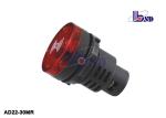 Buzzer Red Panel Mount Led Indicator Lights Small Volume Long Service Life