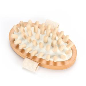 Quality Body Cleansing Boar Bristle Bath Brush For Dry Skin Massage And Shower Scrubbing wholesale