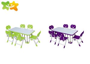 Quality Creative Kindergarten Classroom Furniture , Nursery School Desk Environmental Protection wholesale