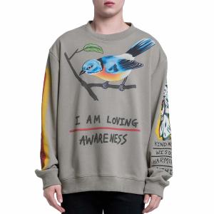 Quality Men Plain Crew Neck Sweatshirt Printed 100 Percent Cotton Sweatshirt wholesale