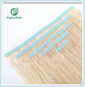 Quality Tape Hair extension 16&quot;-28&quot;L,100s/pack 60# color Straight malaysian virgin hair wholesale