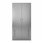Garden Tool Patio Broom Storage Stainless Steel Cupboard For Home